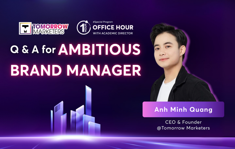 Giải mã sự nghiệp mảng Brand Marketing | Chia sẻ từ anh Minh Quang - CEO của Tomorrow Marketers